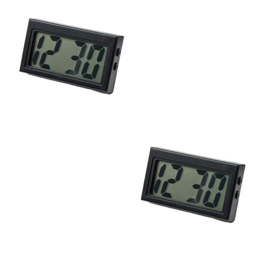 US 2-4 Pack Car Dashboard Digital Clock Mini Automotive Stick Watch Day Display