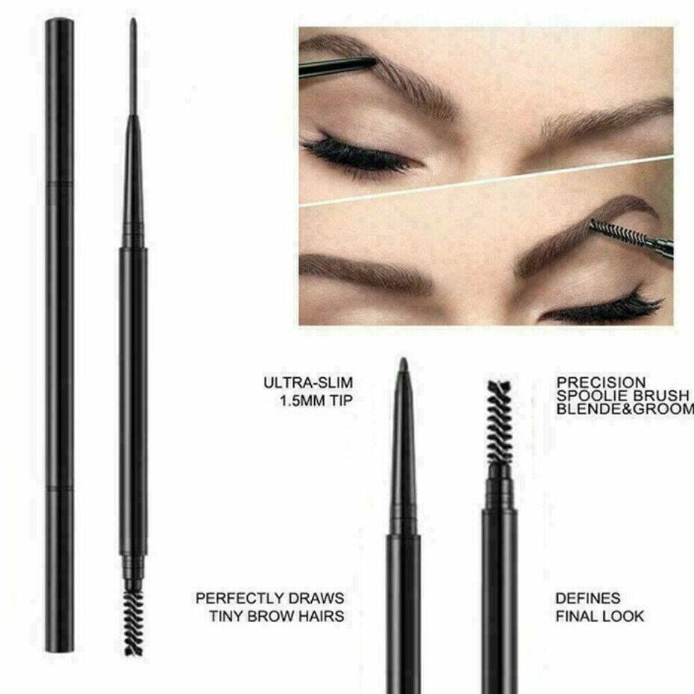 US 2-4 Pack Eyebrow Pencil Waterproof Smudge-proof Eyebrow Brush Microblading