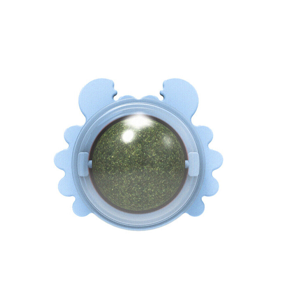 US 1-2 Pack Edible Cat Nip Ball Products Kitty Chew Rotatable Interactive Kitten