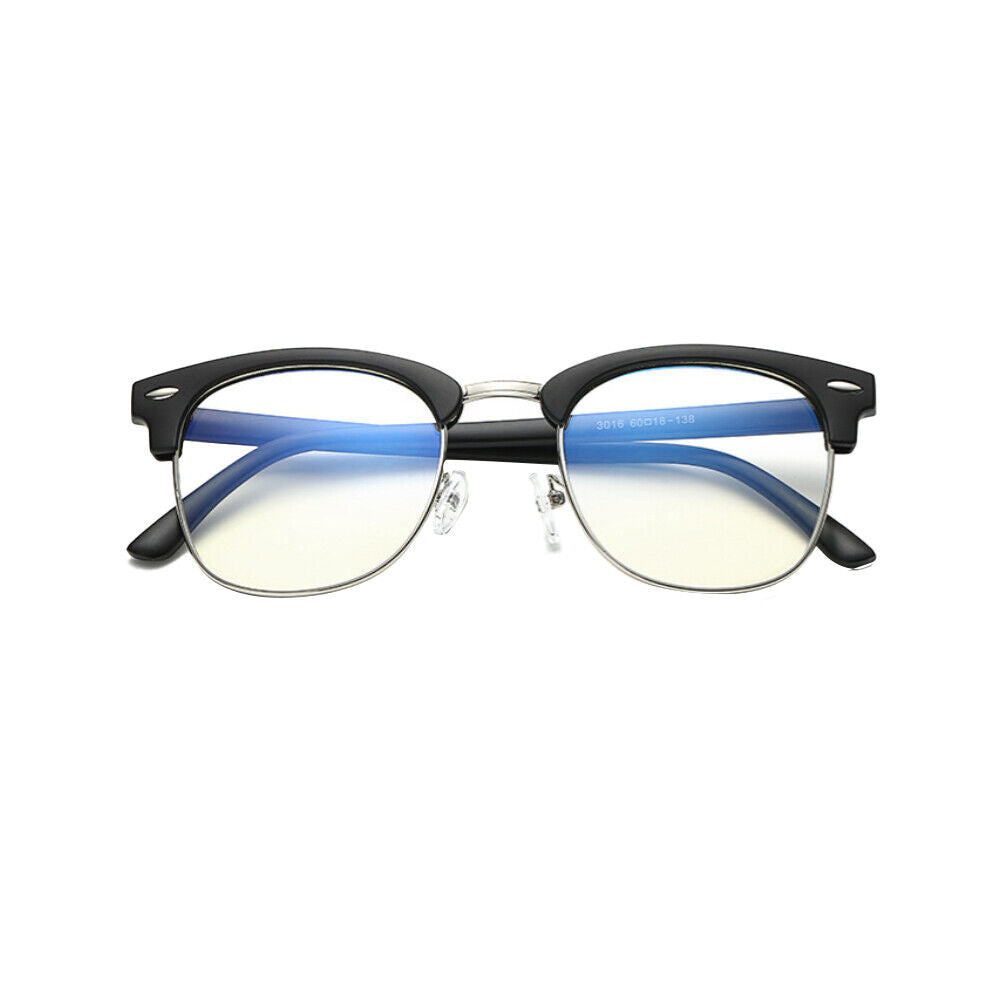 US 2-4 Pairs Blue Light Blocking Glasses Vintage Computer Gamer Gaming Men Women