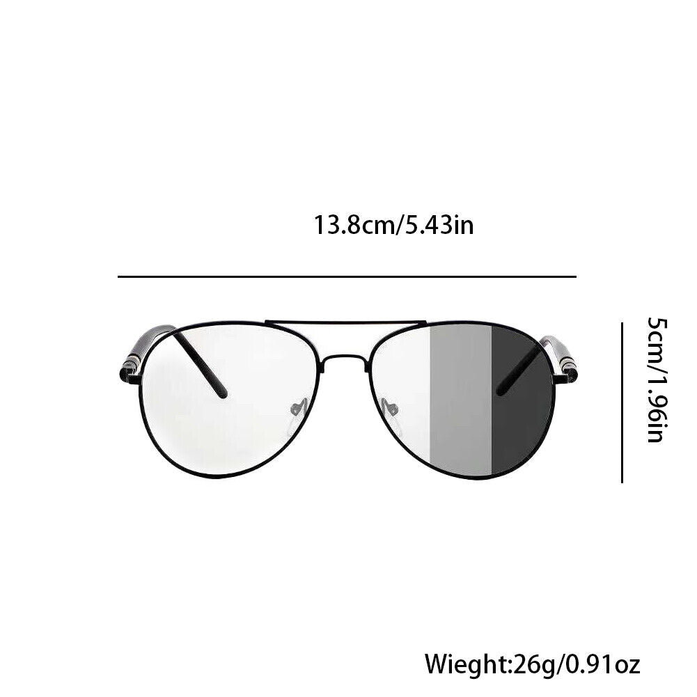 US Men Military Polarized Pilot Aviator Sunglasses Large 60mm Frame w/Case