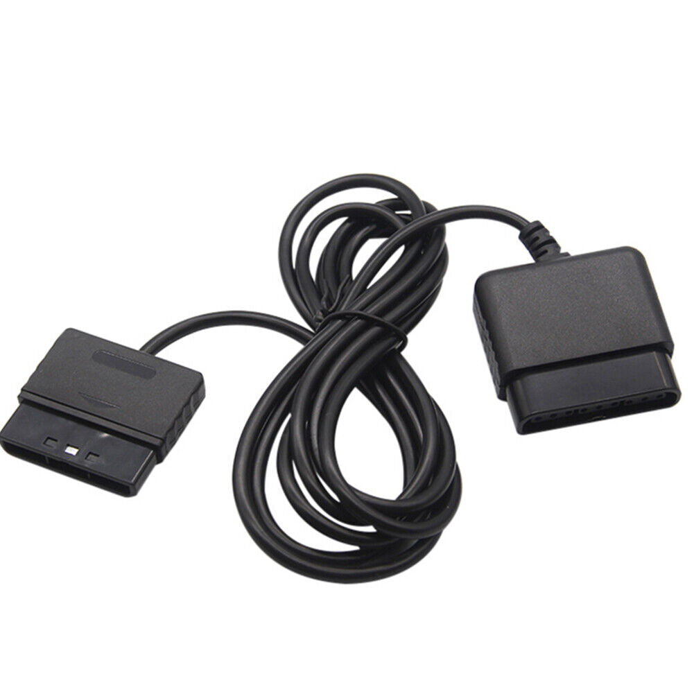 US 4-8 Pc 6 ft Controller Cord Extension Cable for Sony PlayStation 2 PS2 / PS1