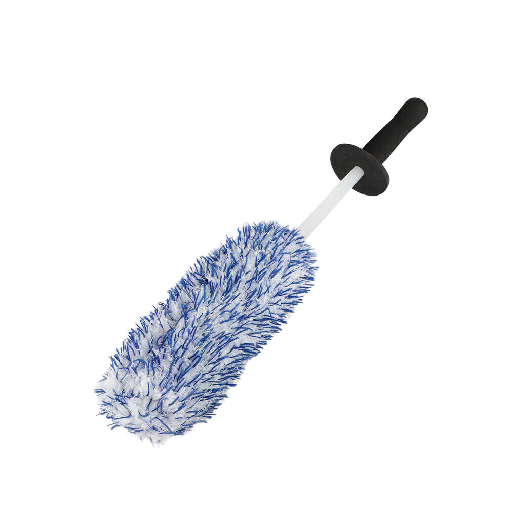 US 1-2 Pcs Microfiber Car Alloy Wheel Cleaning Brush Tire Soft Bristle Cleaner