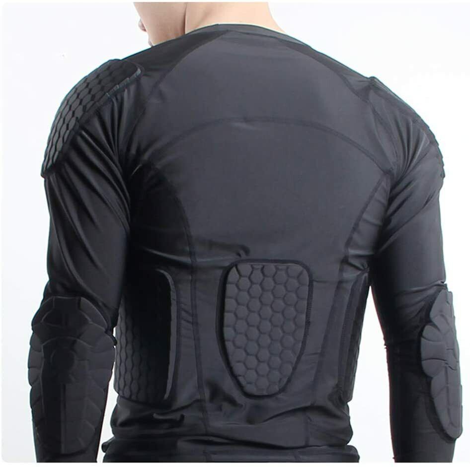 Men's Padded Protective Gear Set for Soccer Basketball Paintball Rib Protector