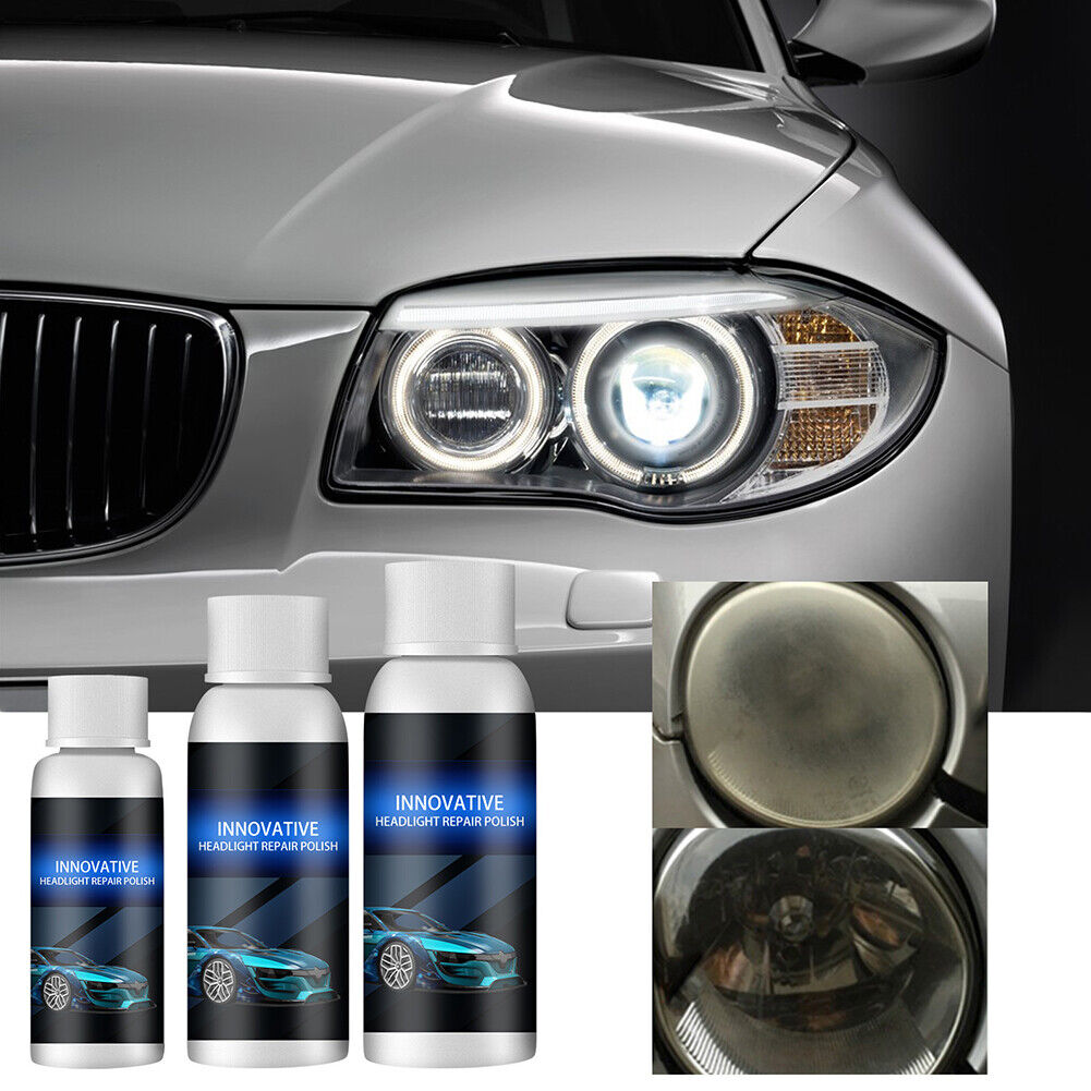 US Innovative Headlight Repair Polish Fluid Liquid Kit-Car Lamp Renovation Agent