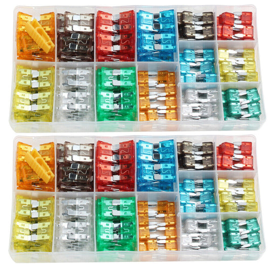 US 220-440Pc Set Blade Fuse Kit Motorcycle Auto Truck Car Assortment ATC ATO ATM