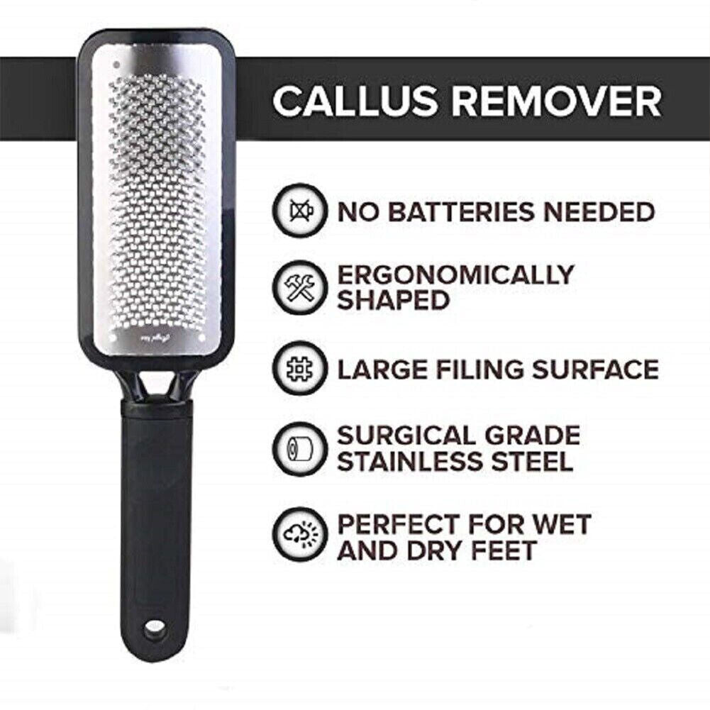 US 2-4 Pack Foot File Callus Remover Colossal Rasp Pedicure Hard Skin Scrubber