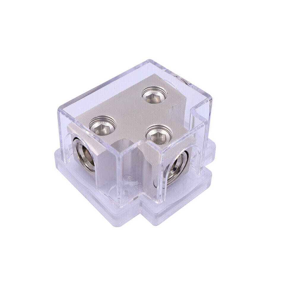 US 1-2 Pc 1/0 Gauge Input to 2 x1/0 Gauge Output Power/Ground Distribution Block