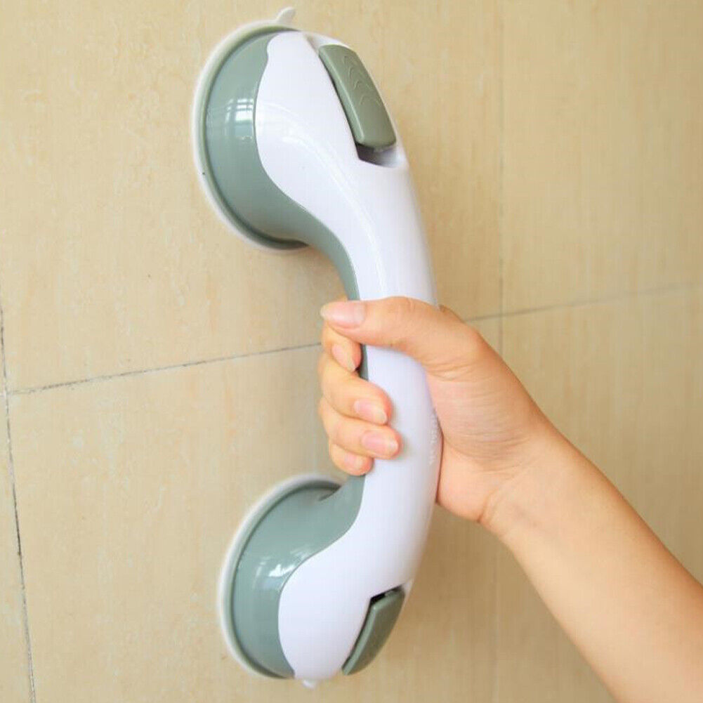 US 1-2 Pcs Bath Safety Handle Suction Cup Handrail Grab Grip Tub Shower Bar Rail