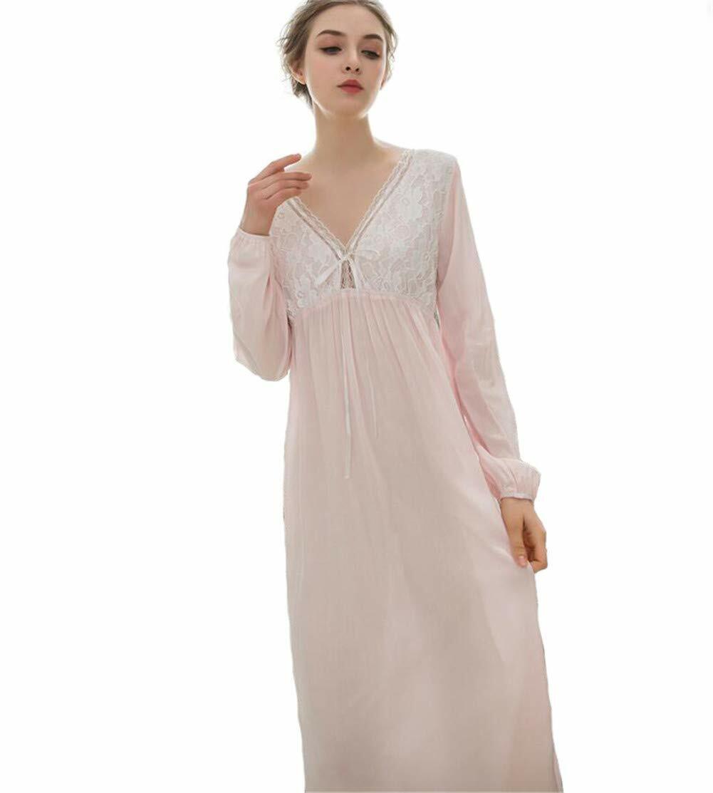 Women's Vintage Victorian Sleepwear Sleeveless/Short/Long Sleeve Sheer Nightgown