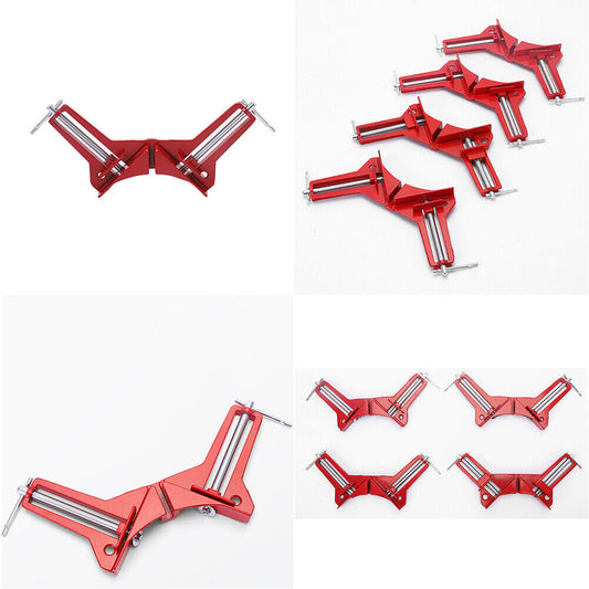 US 4-8Pc 90 Degree Right Angle Corner Clamp Woodworking Wood For Kreg Jigs Tool