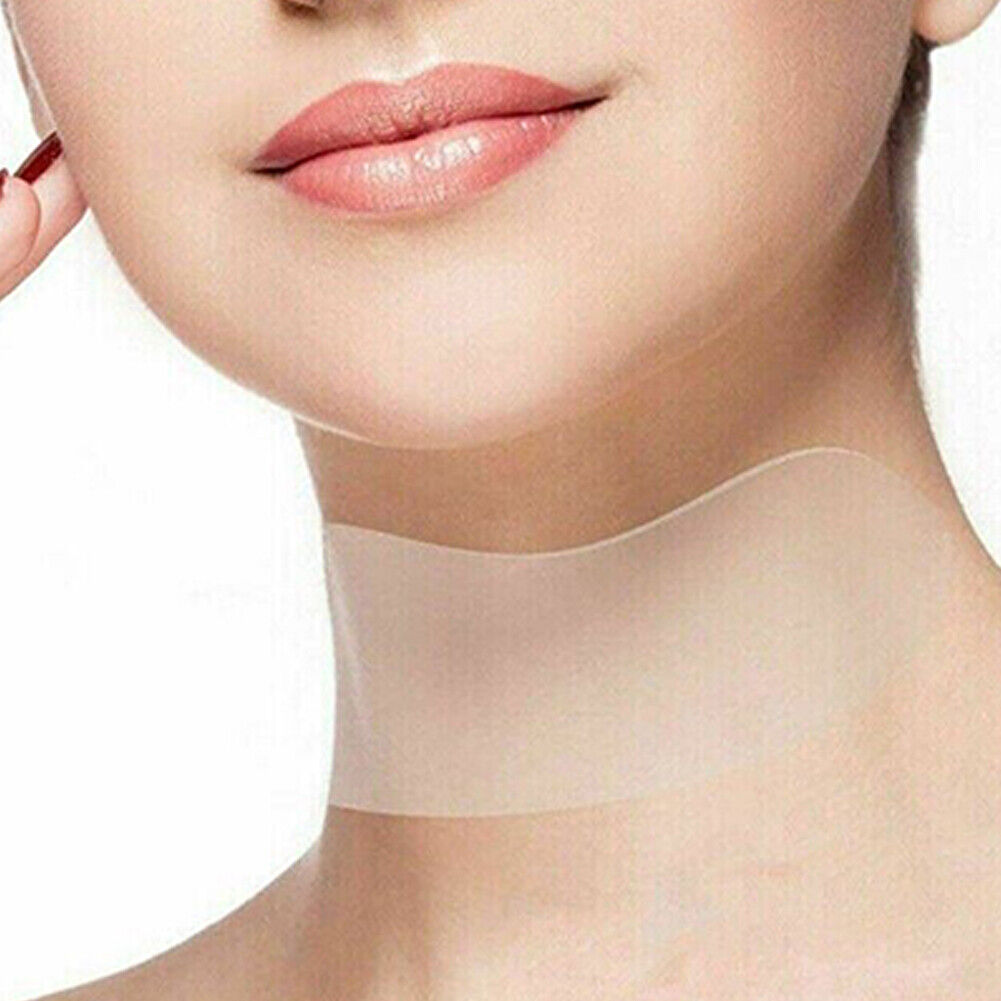 US Reusable Anti Wrinkle Chest Neck Silicone Transparent Silicon Anti Aging Pad