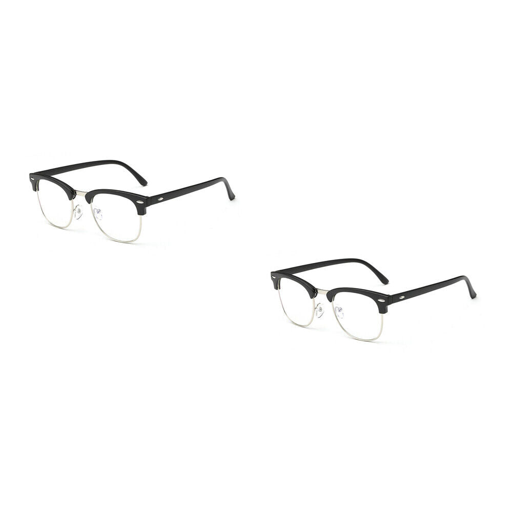 US 2-4 Pairs Blue Light Blocking Glasses Vintage Computer Gamer Gaming Men Women