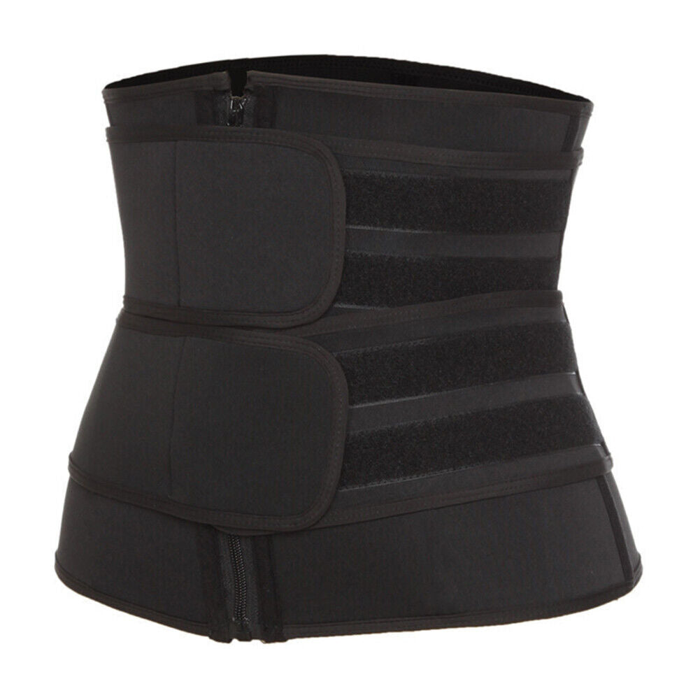 US 1-2 Pack Women Waist Trainer Corset Sauna Sweat Weight Loss Body Shaper