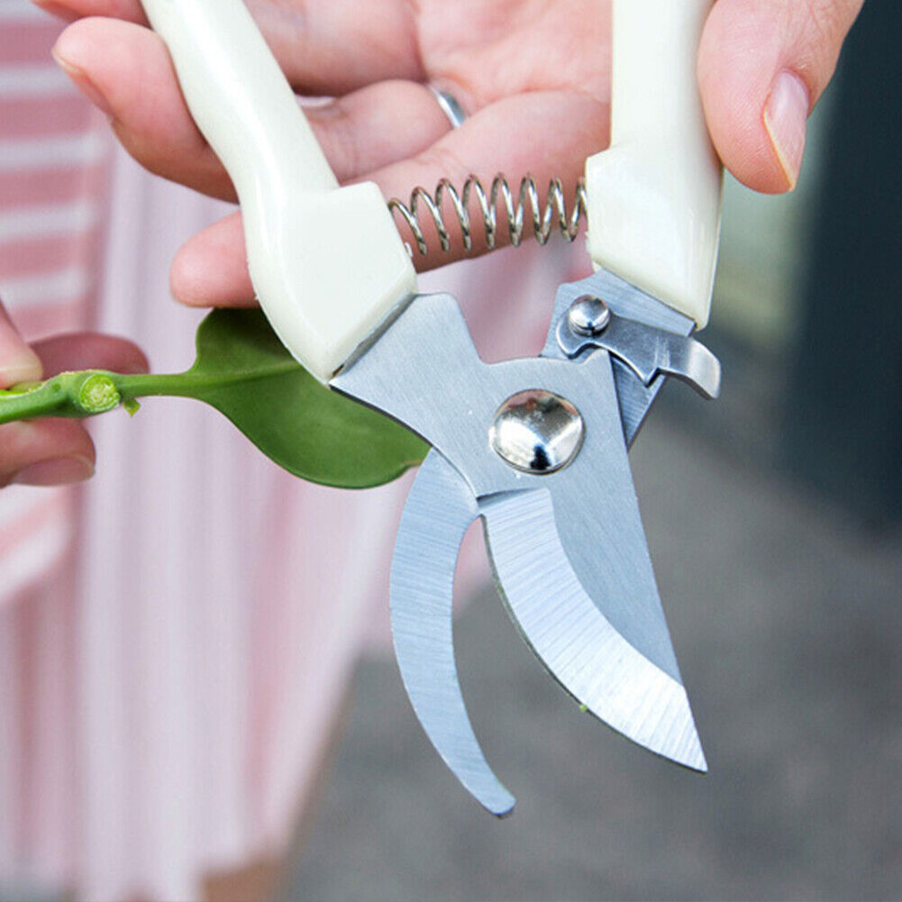 US 1-2 Set of 2 Pcs Garden Pruning Shears Bypass Pruner Straight Blade Scissors
