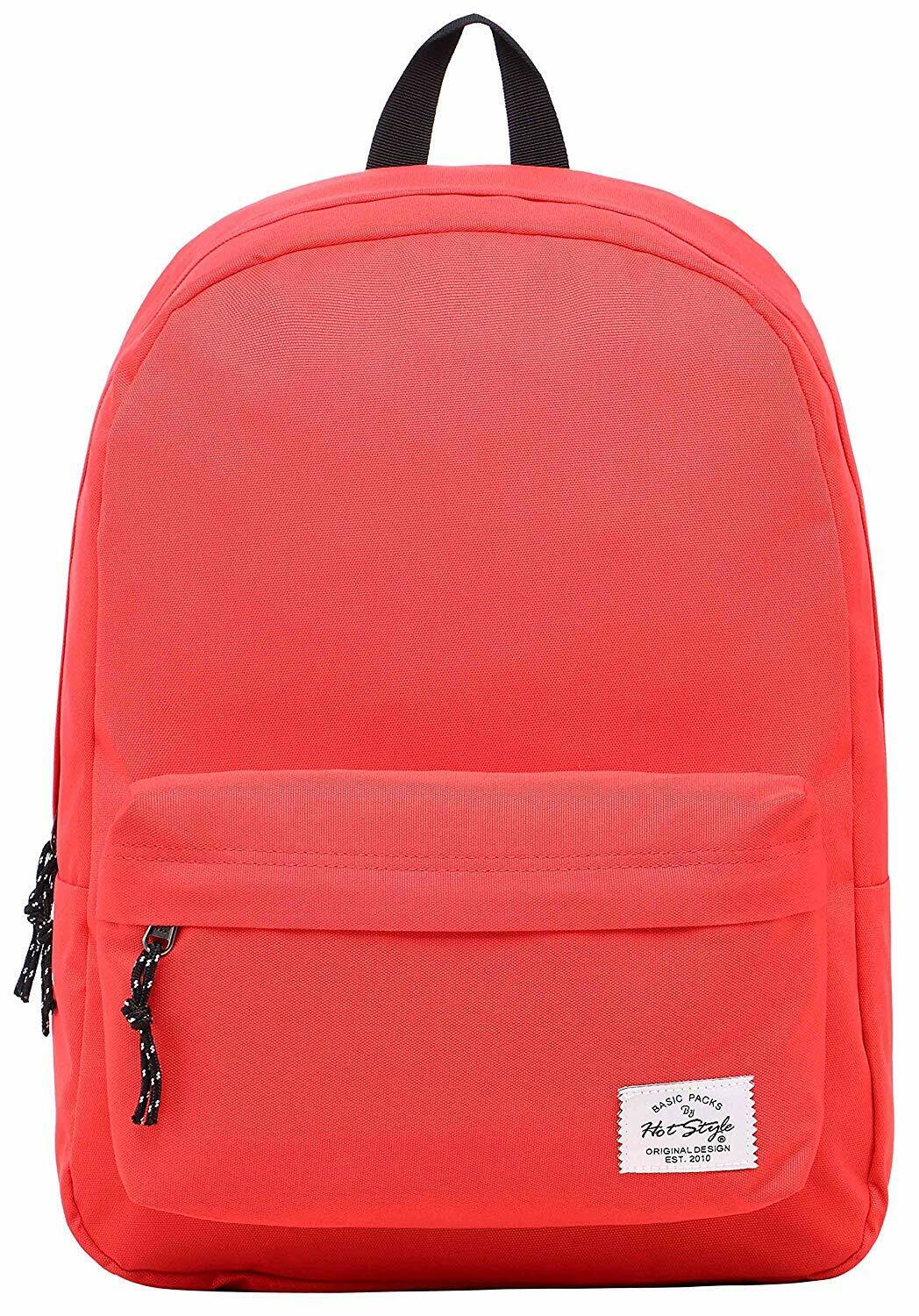 SIMPLAY Classic School Backpack Bookbag, 17"x12.5"x5",Assorted Colors and Prints