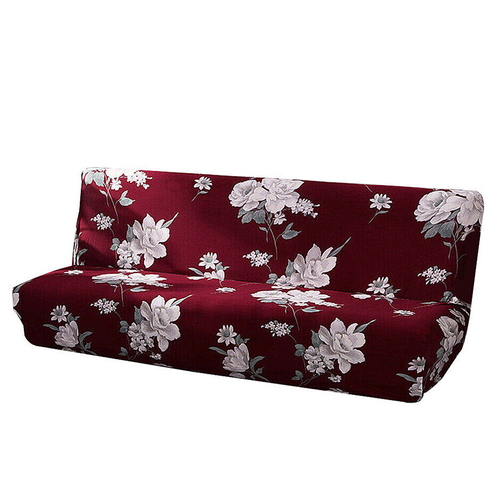 Futon Slipcover Armless Sofa Cover Stretch Sofa Bed Slipcover Protector Elastic