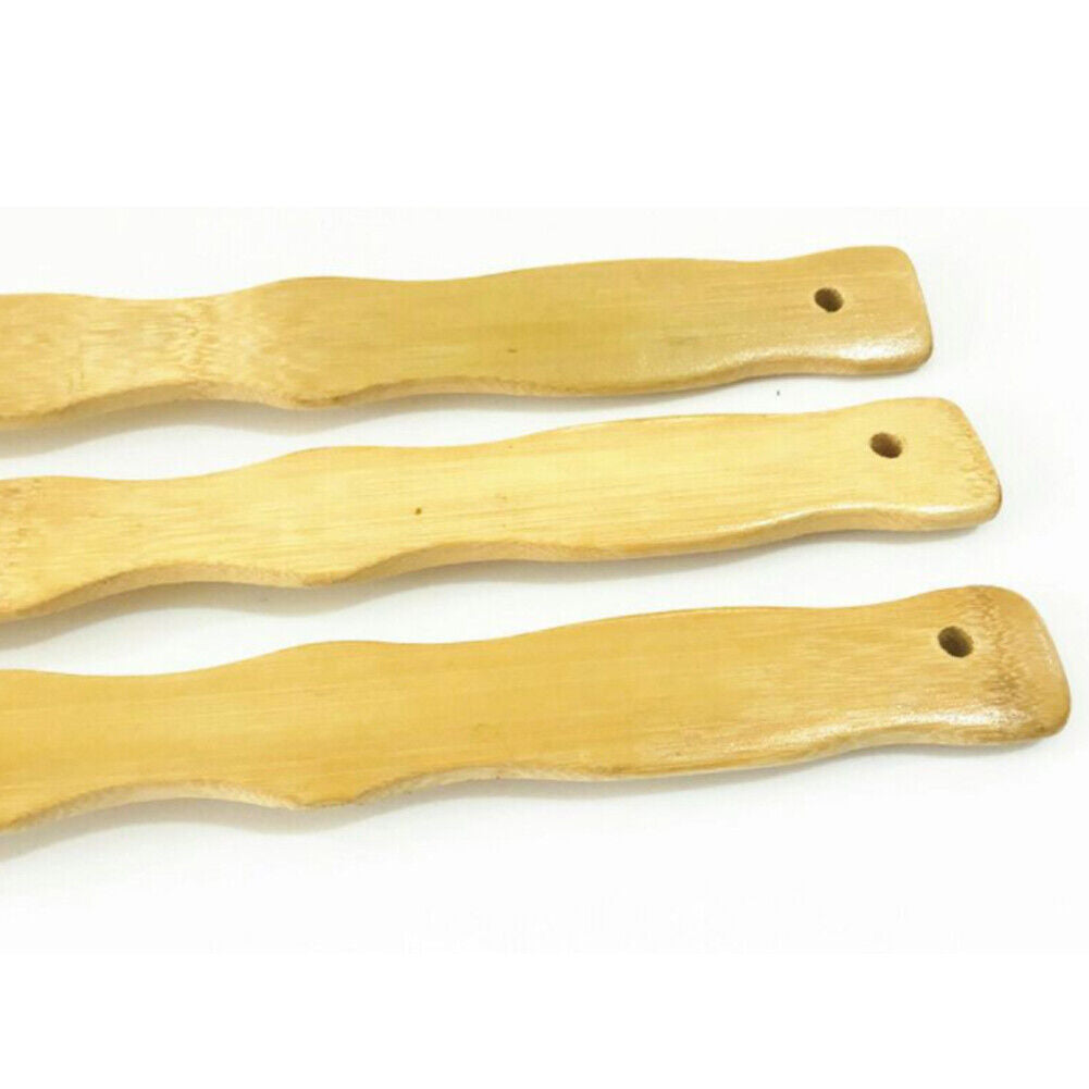US 3-6 Pack Bamboo Wood Back Scratcher Self-Massager Good Practical Novel Gifts