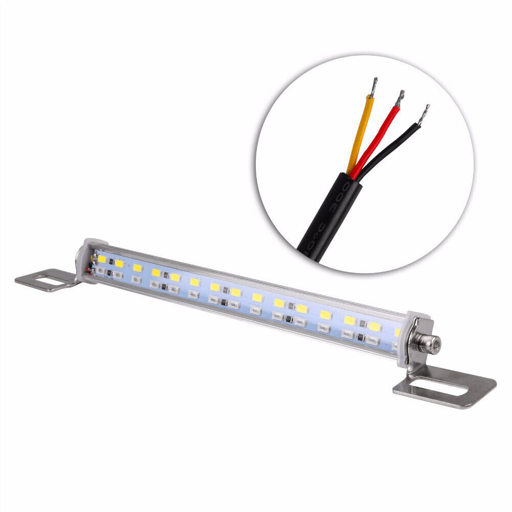 US 2-4 Pc Universal License Plate LED Back Up Light Car SUV Truck RV 6000K White