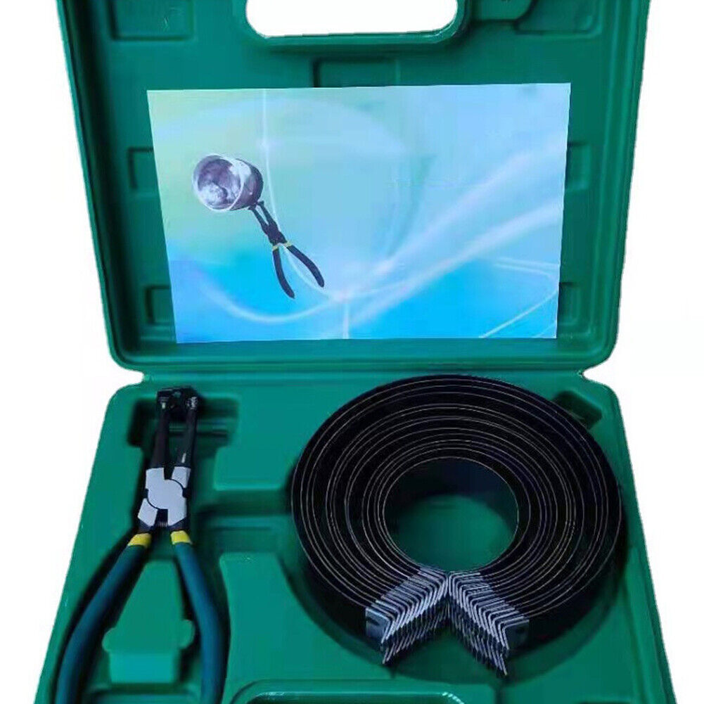 US Professional Piston Ring Compressor Cylinder Installer Pliers & 14 Band Kit