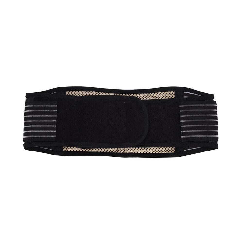 US 1-2 Pack Back Brace Support Tourmaline Self-Heating Lumbar Therapy Waist Belt
