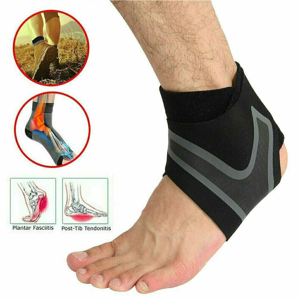 US 2-4 Pairs Ankle Brace Plantar Wrap Support Compression Strap Foot Tendon