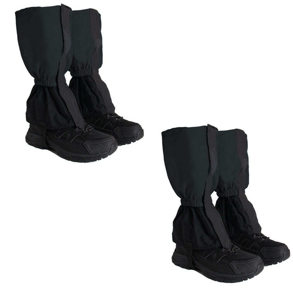 US Fashion Hiking Waterproof Leg Gaiters Kids Teen Men Women Gators Snow Boot