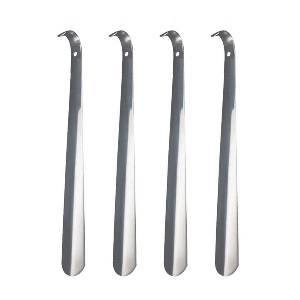 US 22" Extra Long Handle Shoe Horn Stainless Steel Metal Shoes Remover Shoehorn