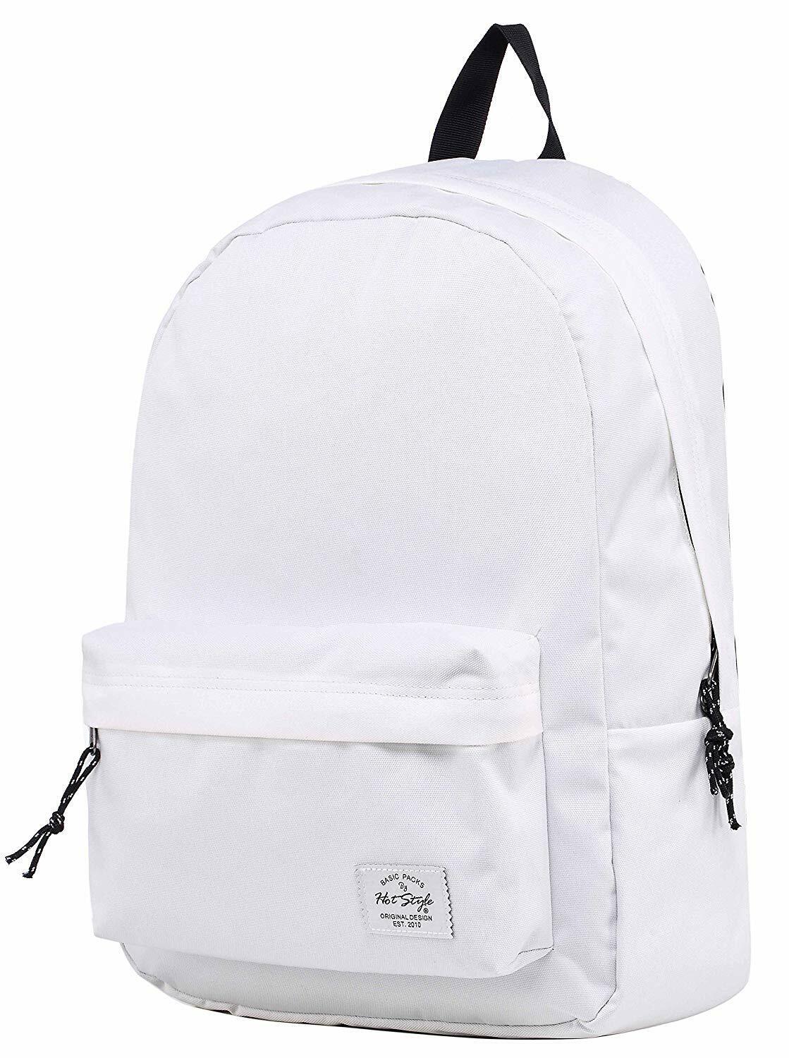 SIMPLAY Classic School Backpack Bookbag, 17"x12.5"x5",Assorted Colors and Prints