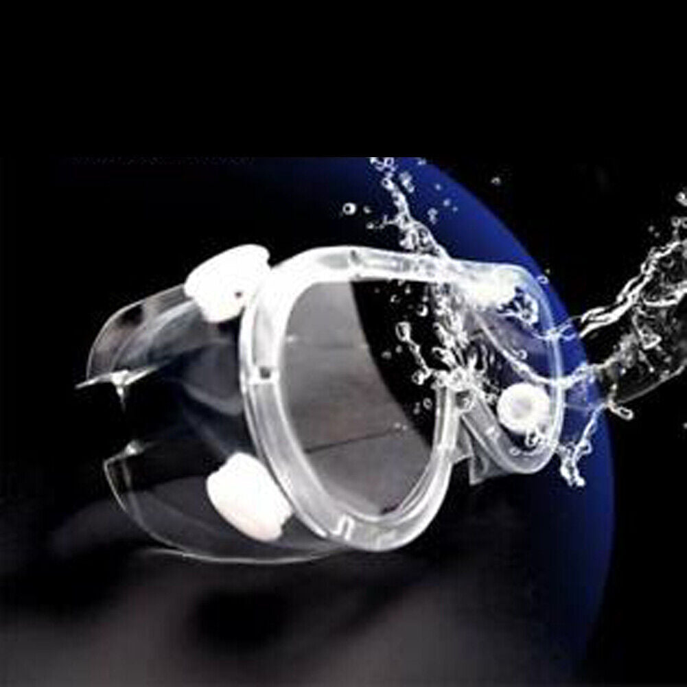 US 2-4 Pcs Safety Goggles Anti-Fog Over Glasses Eyes Protect Lab Work Clear Lens