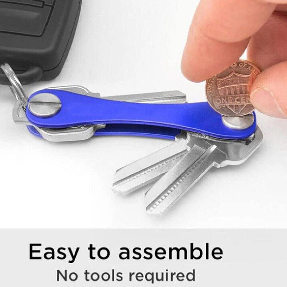 US 2-4 Pack Key Organizer Collector Quick Draw Holder Universal Folder Gear EDC