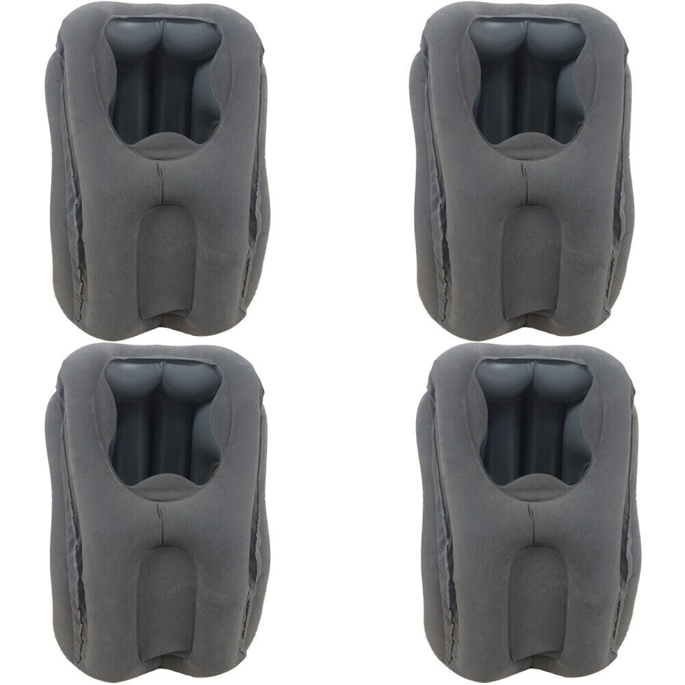 US 2-4 Pack Dreamer Comfort Inflatable Travel Pillow Flight Train Office Napping