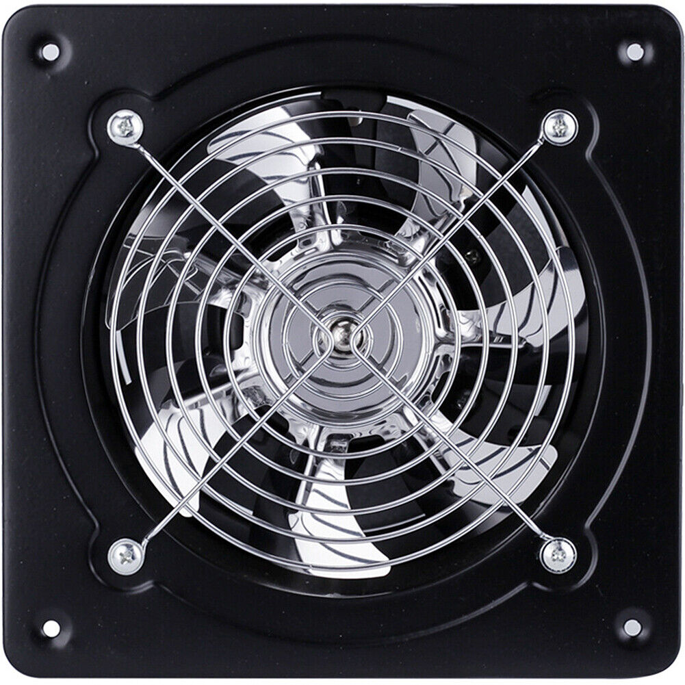 US 4~8'' Exhaust Fan Ventilation Extractor Fan Wall-Mounted Blower Anti-backflow