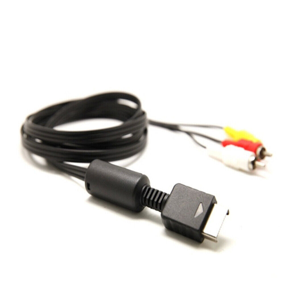 US4-8Pc Power Supply AV TV Cable For Sony Playstation 2 PS2 Slim Charger Adapter