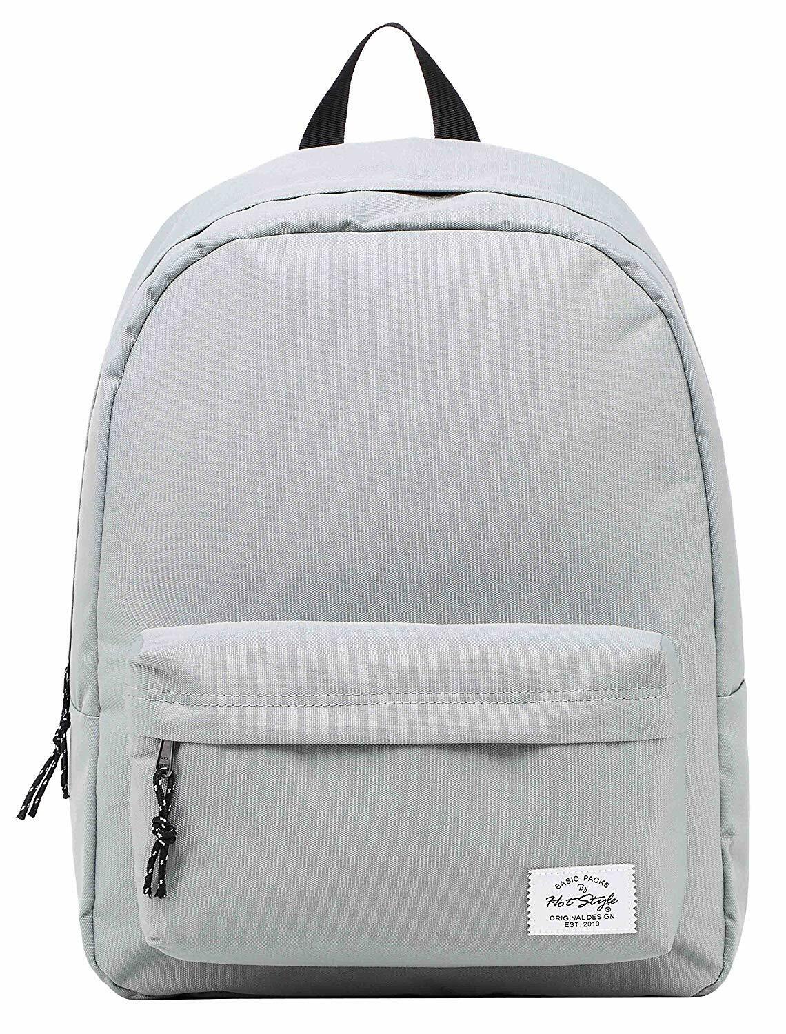 SIMPLAY Classic School Backpack Bookbag, 17"x12.5"x5",Assorted Colors and Prints