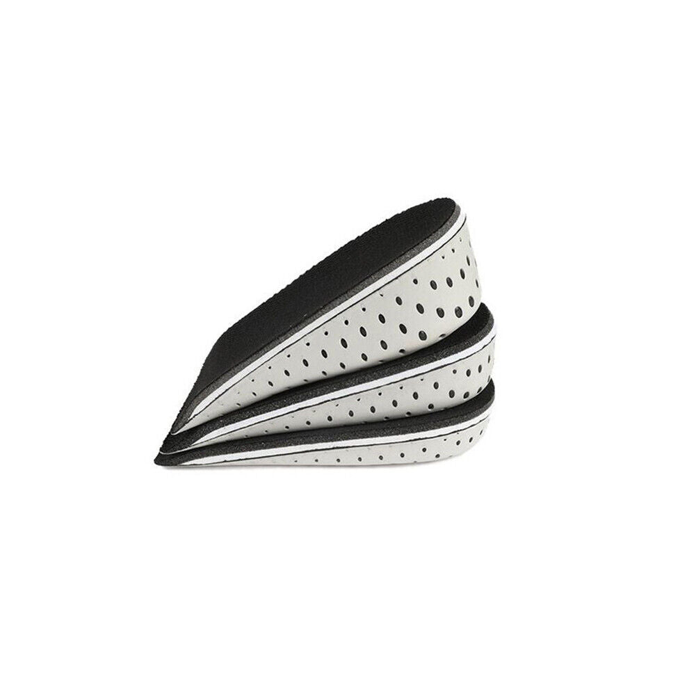 US 2-4 Pairs Men Women Invisible Height Increase Insoles Heel Lift Taller Pad