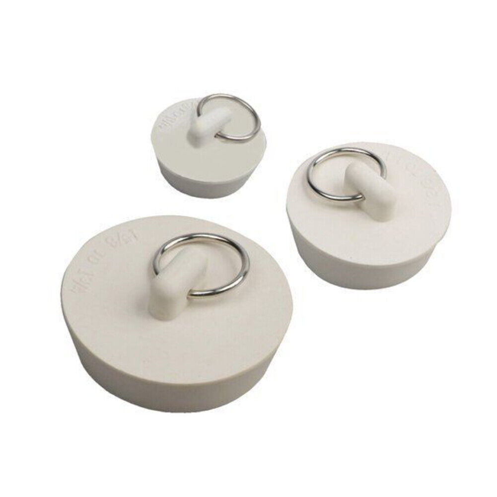 US 3-6 Pack Universal Rubber Drain Stopper Bathroom Sink Tub Kitchen Stop Plug