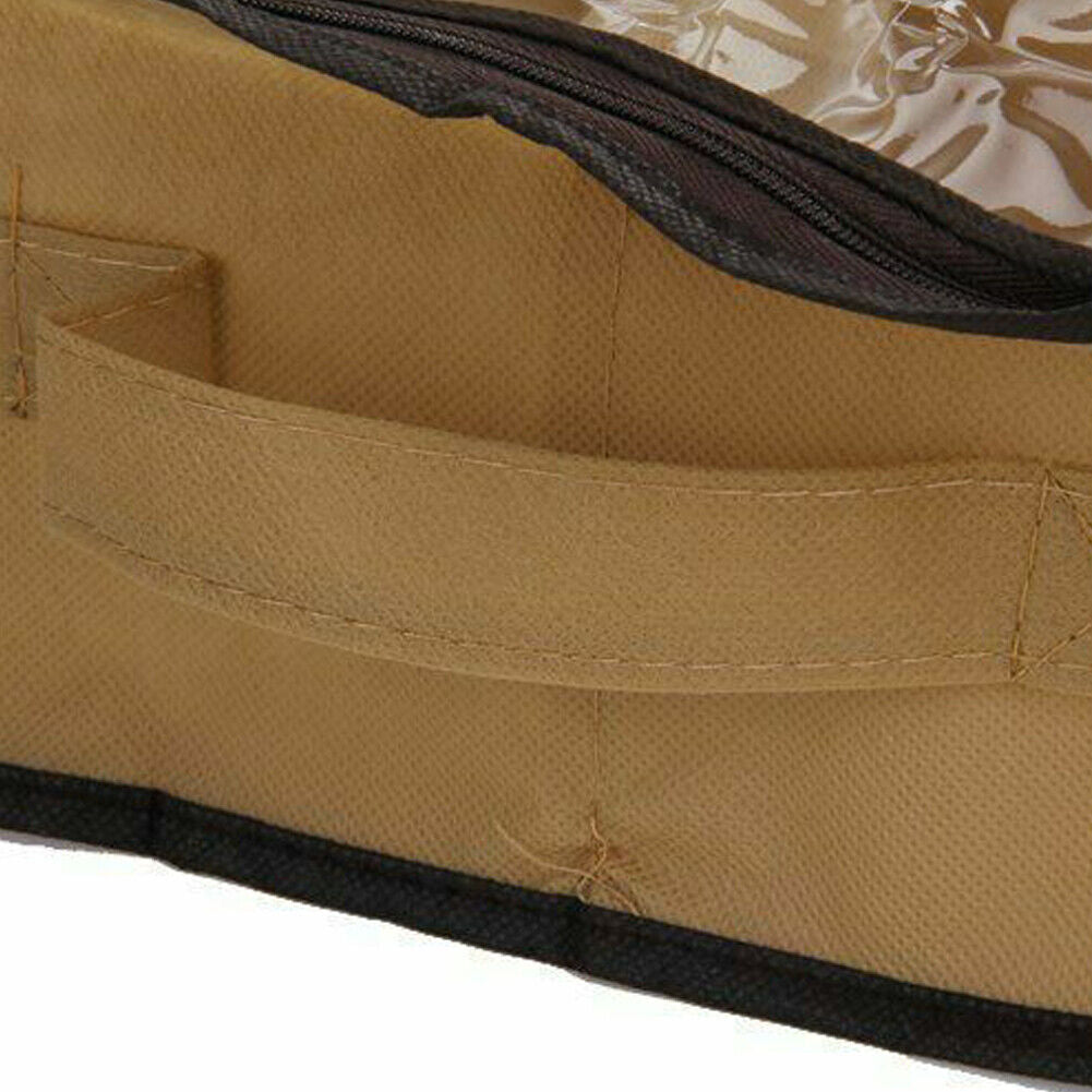 US 2-4 Pack Under Bed Shoe Storage Organizer Holder Shoes Closet Box Bag Zipper