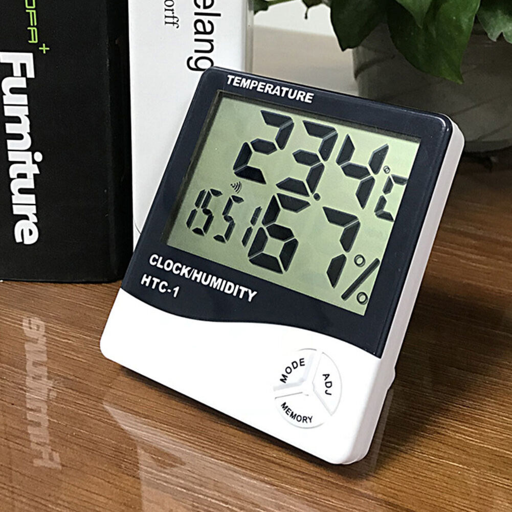 US 2-4 Pcs Digital LCD Thermometer Hygrometer Indoor Humidity Temperature Meter