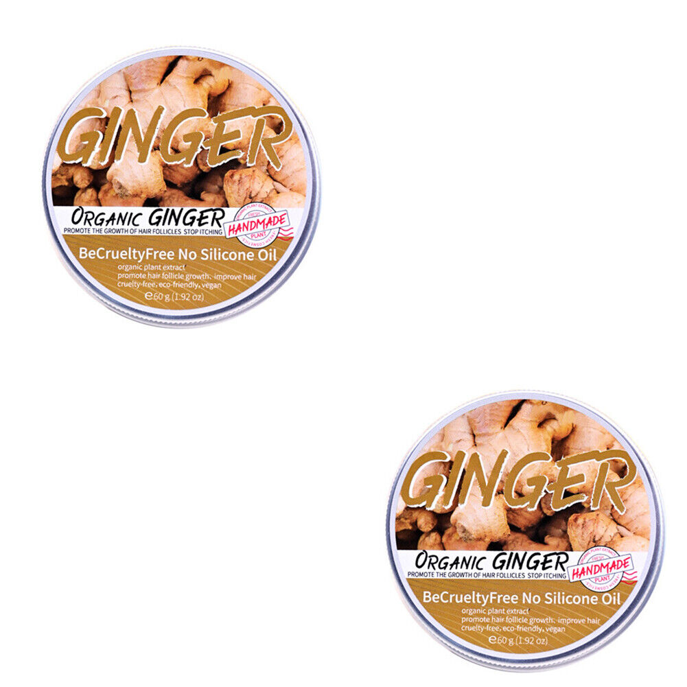 US 1-2 Pc Ginger Hair Regrowth Shampoo Bar Promote Growth Natural Organic Ginger