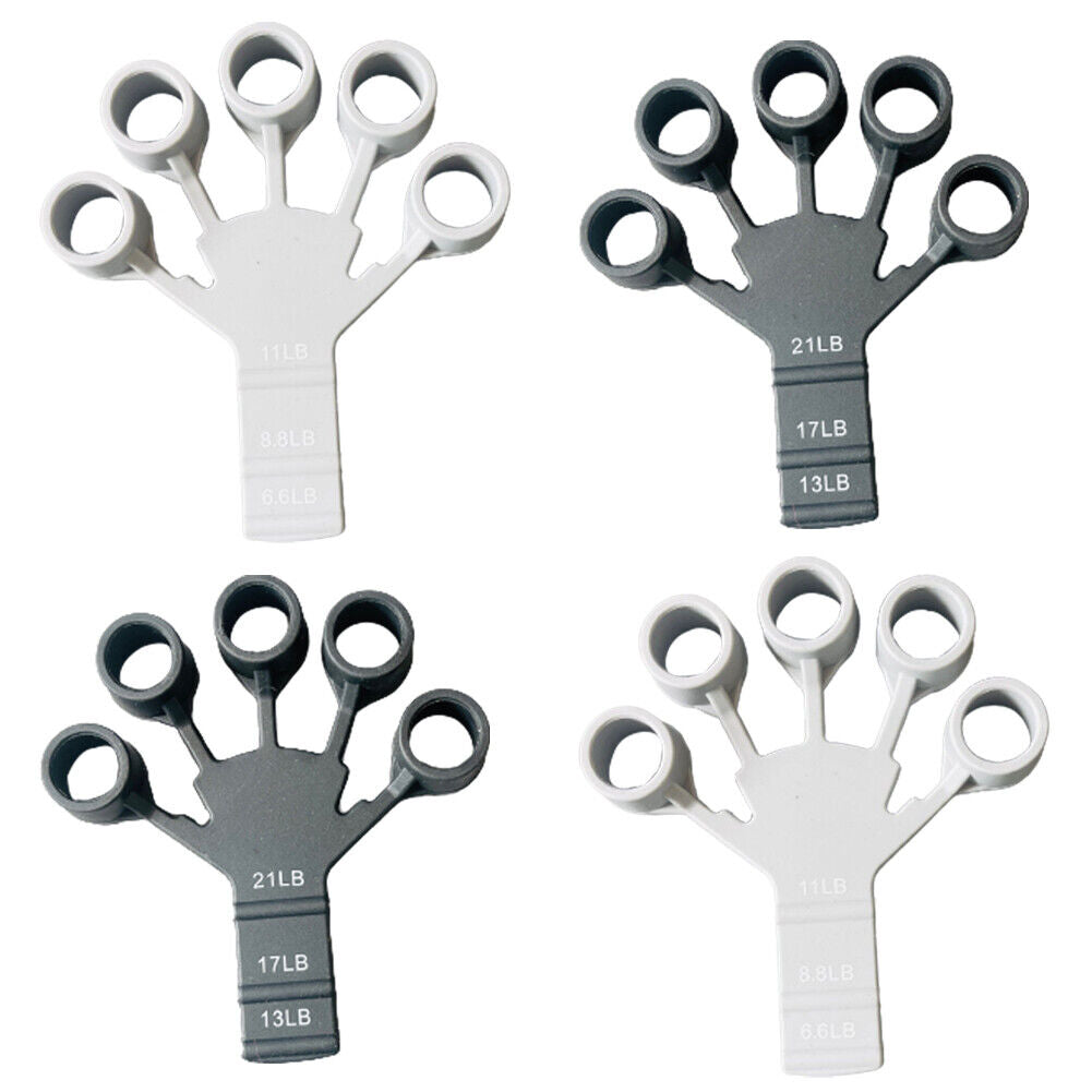 US 1-2 Pcs Hand Grip Strengthener Exerciser Forearm Resistant Level Grip Trainer