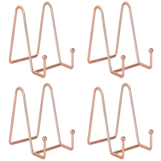 US 4-8 Pcs Metal Frame Holder Display Stands for Picture，Plate，Book，Photo Easel