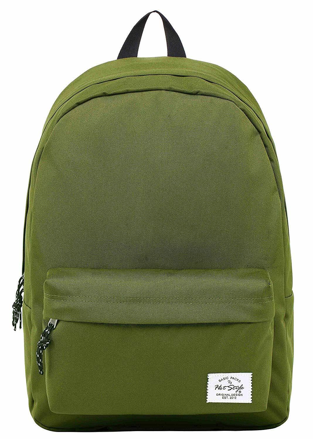 SIMPLAY Classic School Backpack Bookbag, 17"x12.5"x5",Assorted Colors and Prints