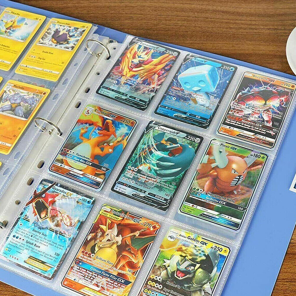 US Trading Card Album Binder Protector Pages Sleeves 18 Pocket X 30 Sheets Baseb
