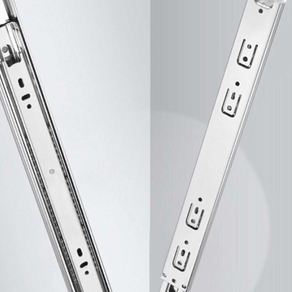 US 10 Pairs 10"-24" Heavy Duty Full Extension 100-lb Ball Bearing Drawer Slides