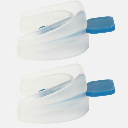 US 2-4 Pc Anti-Snoring Mouthpiece Mouth Guard Grind Stop Sleep Apnea Bruxism Aid