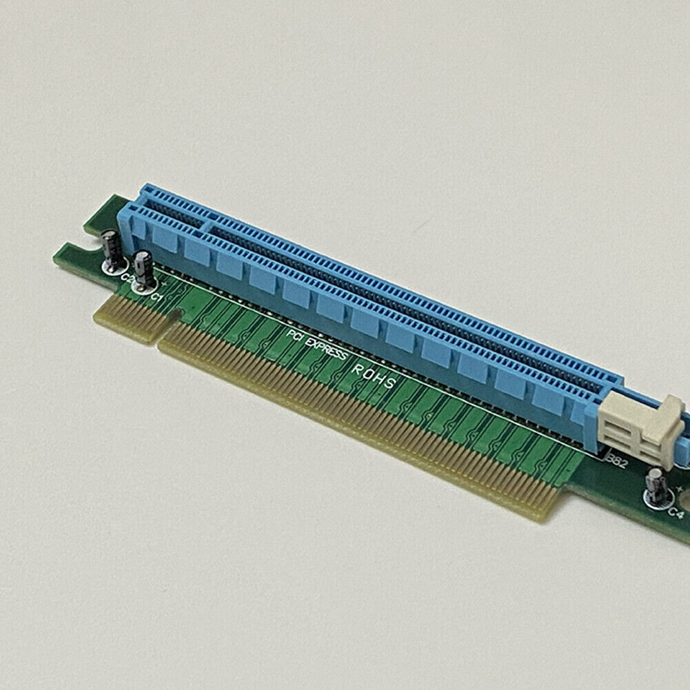 US 1-2 Pc PCI-E Express 16X90Degree Adapter Riser Card 1UComputer Server Chassis