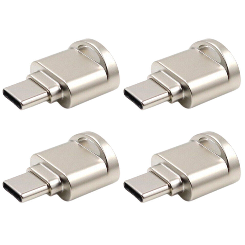 US 2-4 Pack Type C To Micro SD TF Card Reader OTG Adapter Converter For Samsung