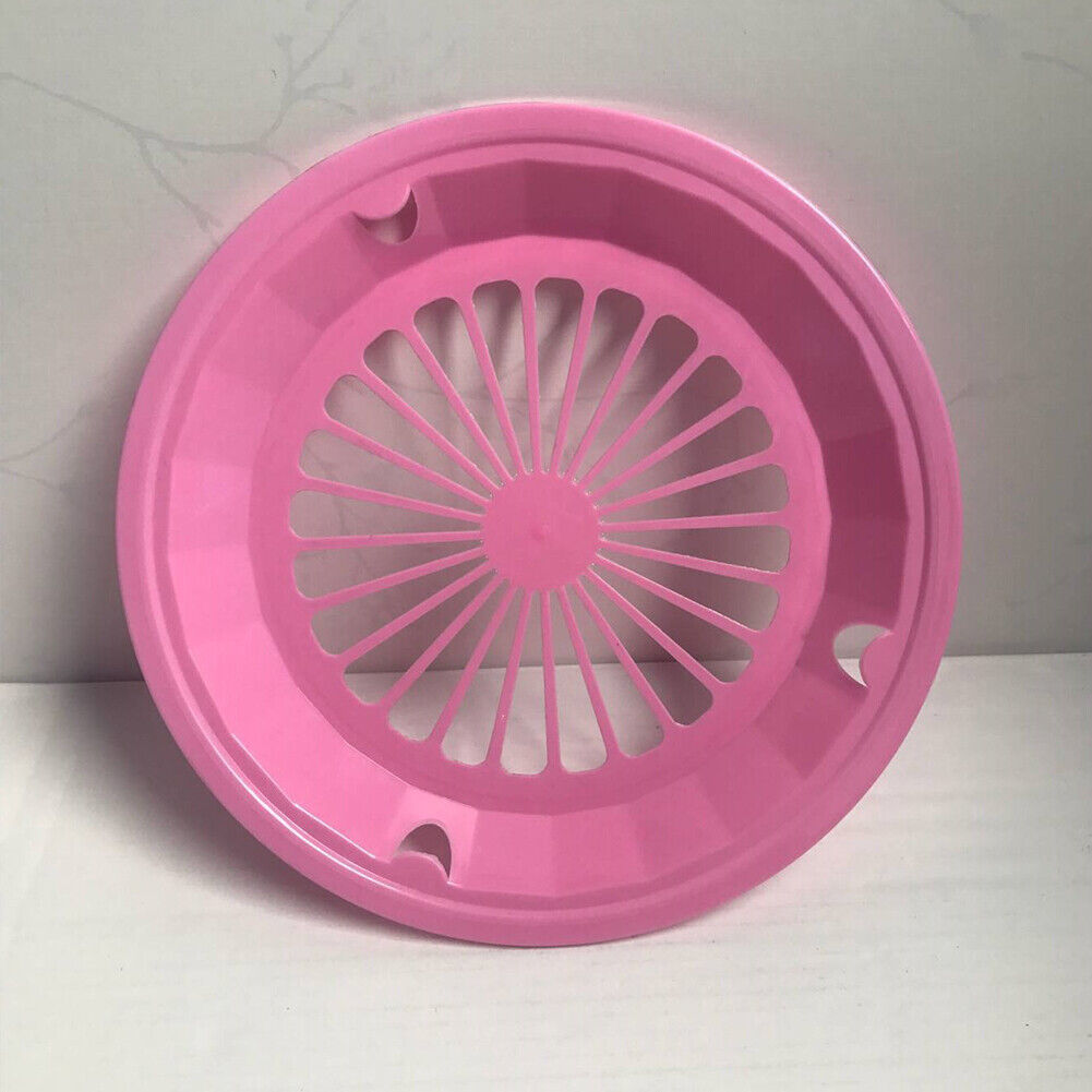 US 20-40 Pack Plastic Paper Plate Holders, Picnic Supplies, 4 Colors 10 Inches