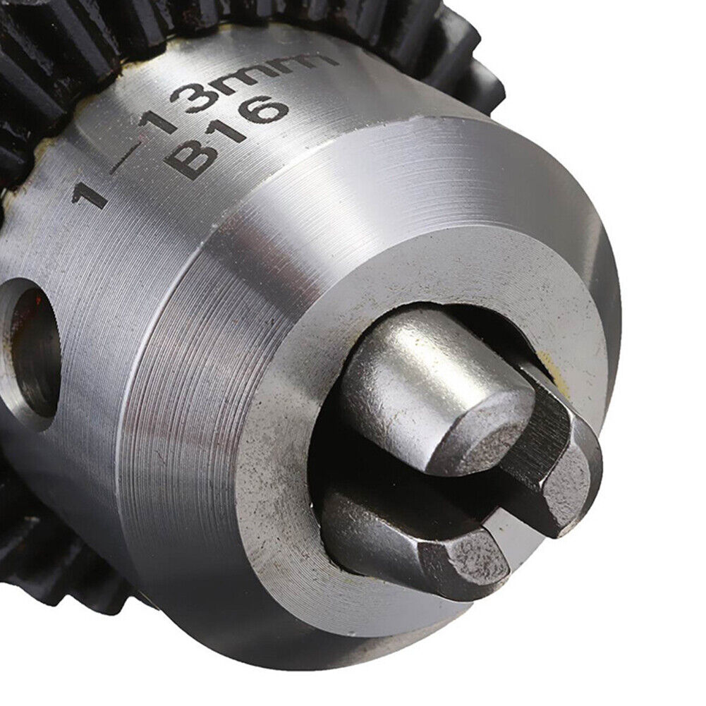 US Woodworking 1/2 Inch Diameter Drill Chuck with 2 Morse Taper Mount Mini Metal
